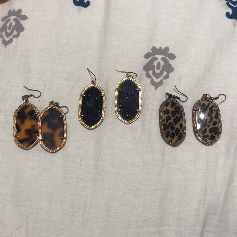 3 pairs of Kendra knockoffs